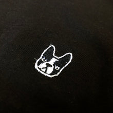 Load image into Gallery viewer, ‘Bonnie’ black embroidered tee