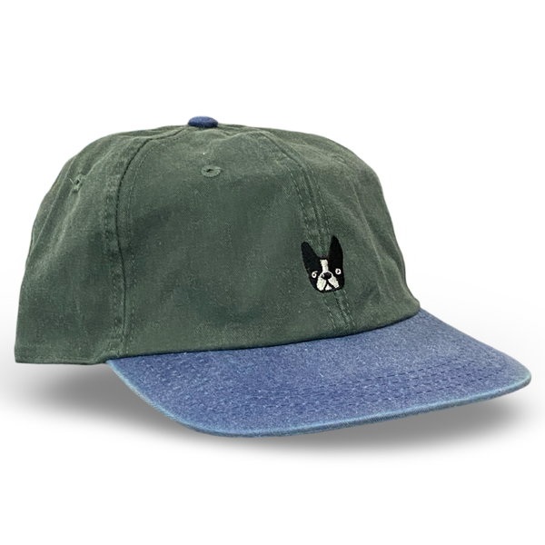 Boston Terrier Baseball Cap - Cotton Washed Dad Hat, Adjustable, Retro Style, One Size Fits Most - View #12