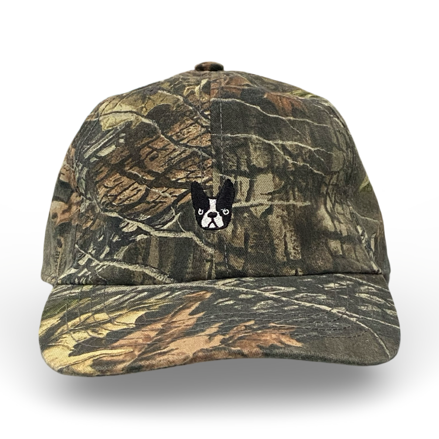 ‘Bonnie’ Boston Terrier hat - realtree camo