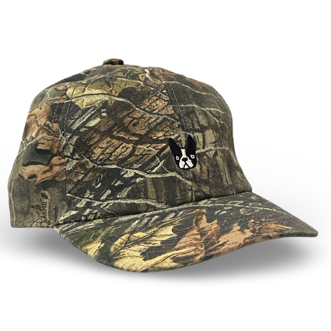 ‘Bonnie’ Boston Terrier hat - realtree camo