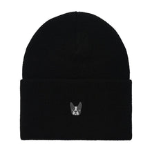 Load image into Gallery viewer, &quot;Bonnie&quot; Boston Terrier beanie - black
