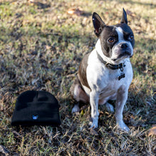 Load image into Gallery viewer, &quot;Bonnie&quot; Boston Terrier beanie - black

