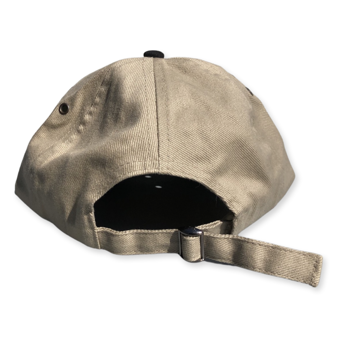 ‘Bonnie’ Boston Terrier hat - green/tan