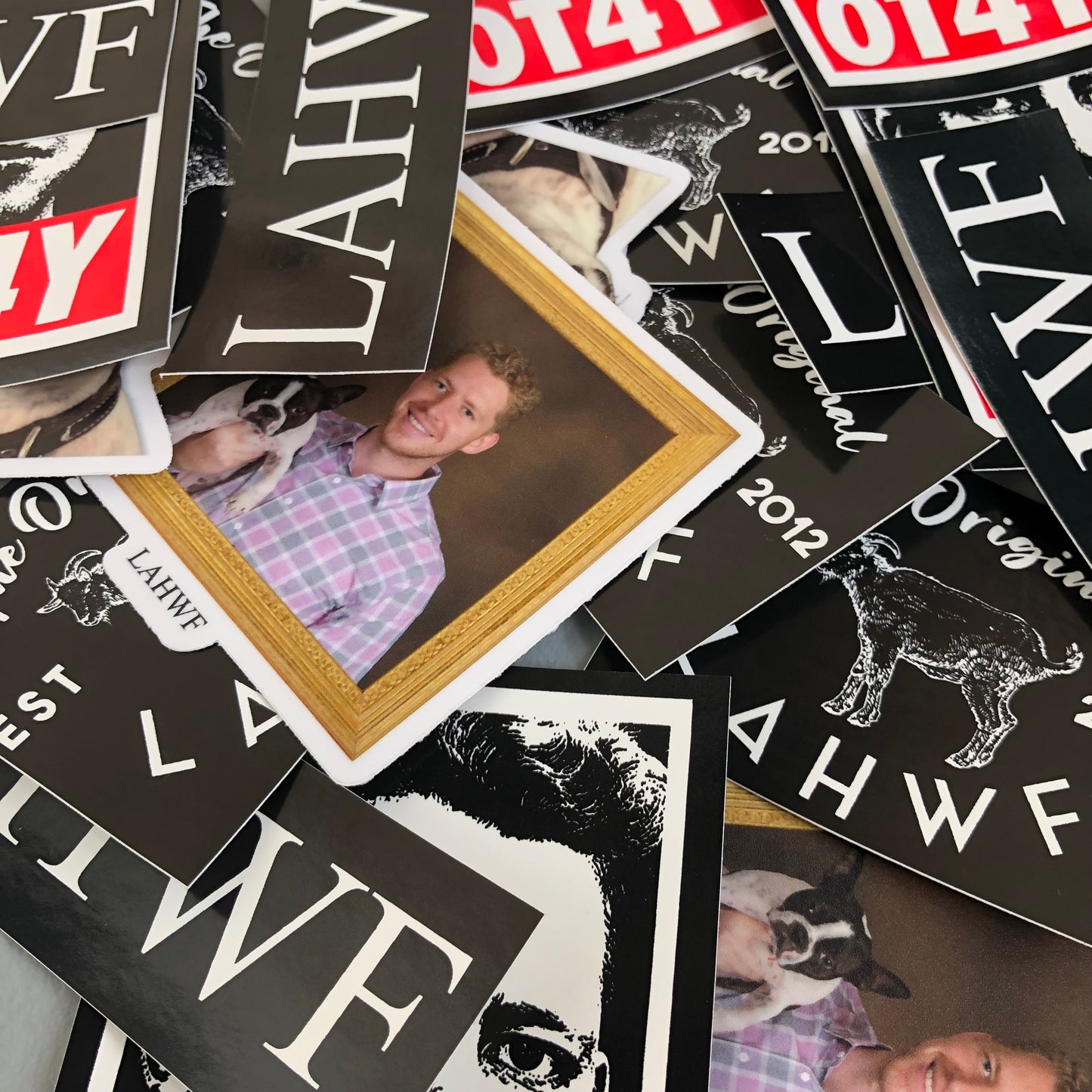 Assorted stickers