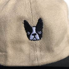 Load image into Gallery viewer, ‘Bonnie’ Boston Terrier hat - black/tan
