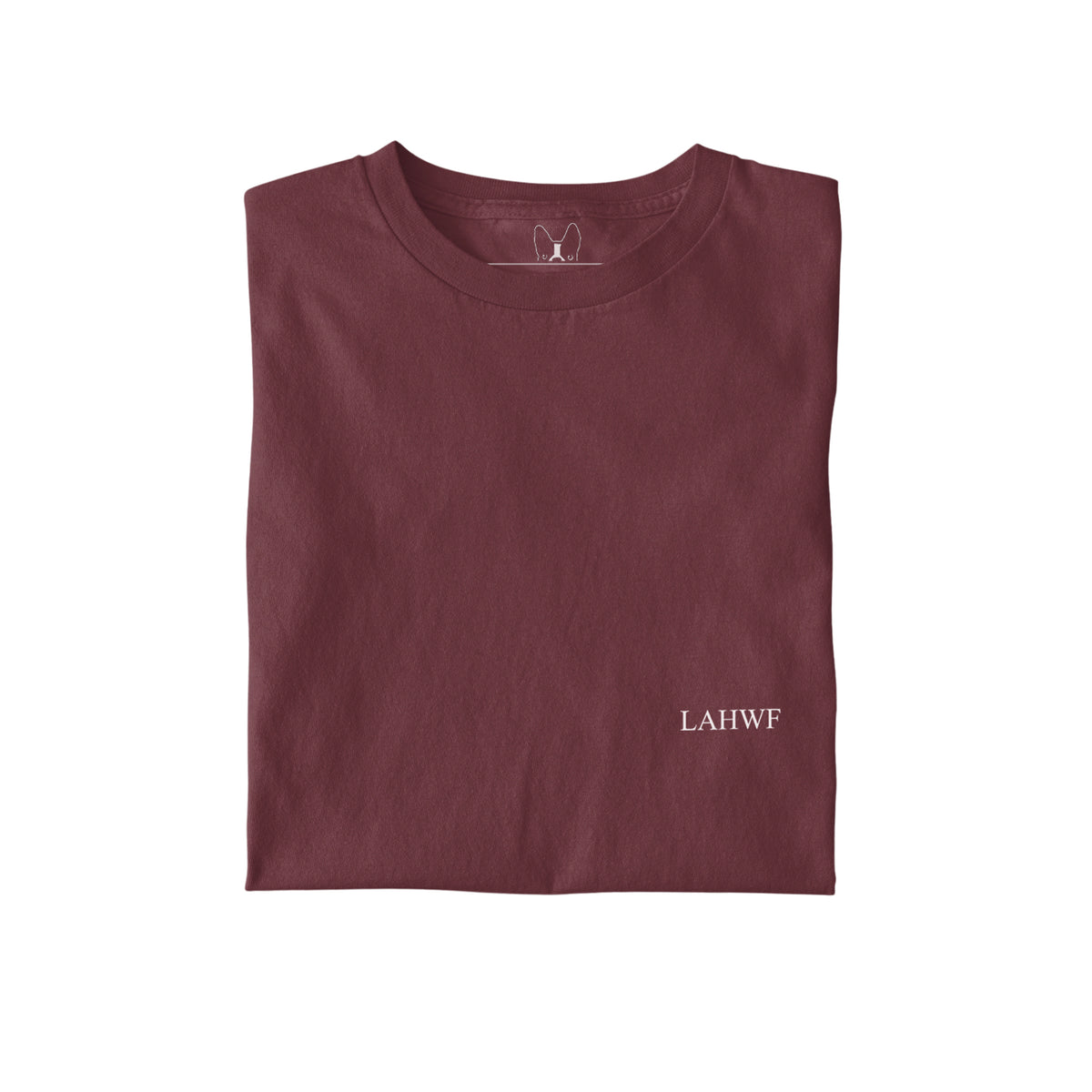 Maroon LAHWF tee